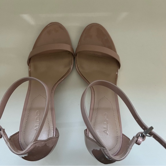 Women’s nude strappy heels, brand Aldo, size 6.5, worn a few times, like new - Picture 4 of 7